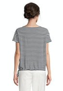 Print & Stripe Shirt - Blue/cream