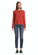 Round Neck Jumper - Red/orange