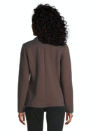 Short Blazer - Dark Blue/brown