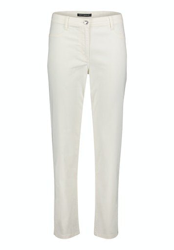Basic Slim Fit Trousers - Offwhite