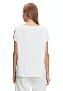 Blouse Top - Cream/yellow