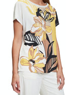 Blouse Top - Cream/yellow