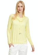 Drawstring Neck Top - Limelight