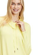 Drawstring Neck Top - Limelight