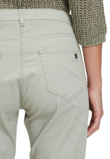 Basic Slim Fit Trousers - Seagrass