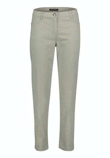 Basic Slim Fit Trousers - Seagrass