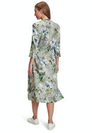 Shirt Dress - Green/light Blue