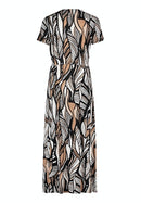 Midi Dress - Camel/black