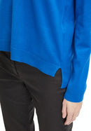 Fine V Neck Jumper - Turkish Sea