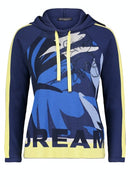 Fine Knit Jumper - Blue/yellow