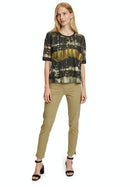 Slim Fit Plain Trousers - Aloe