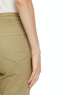 Slim Fit Plain Trousers - Aloe