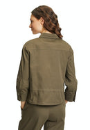 3/4 Sleeves Overshirt - Dark Khaki