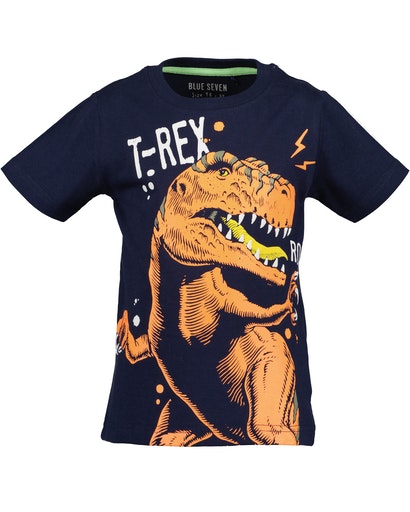 Boys Dinosaur T-Shirt - Ultramarine