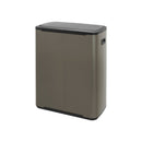 Bo Touch Bin 2 x 30L - Platinum