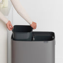 Bo Touch Bin 2 x 30L - Platinum