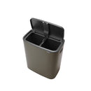 Bo Touch Bin 2 x 30L - Platinum