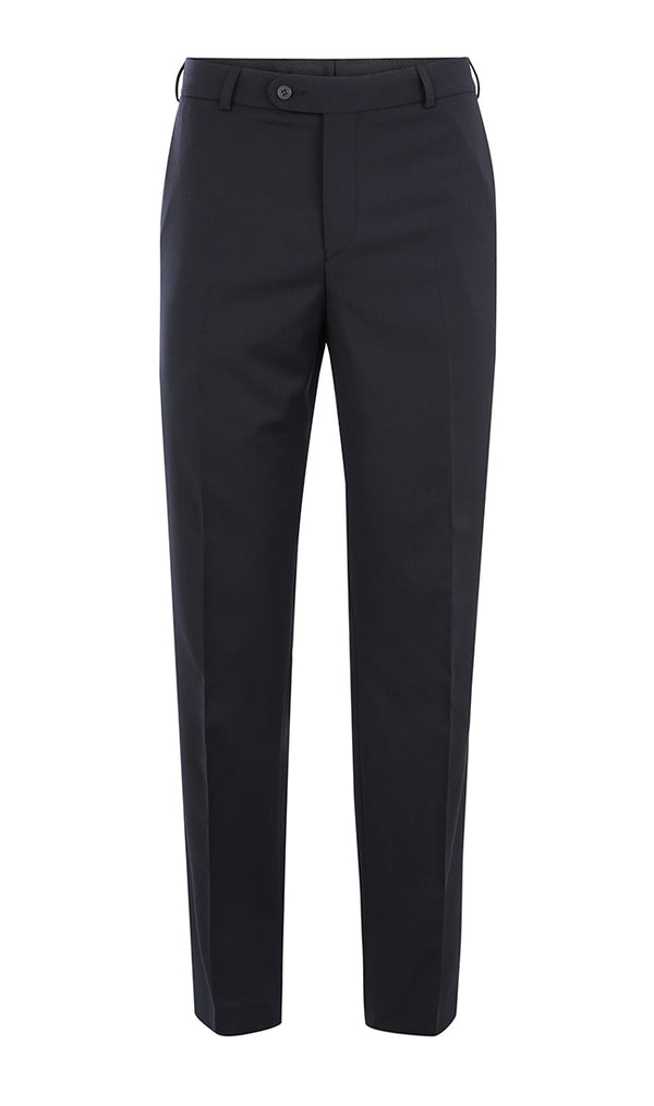 Robert Poly Wool Mix Trouser - Marine