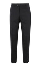 Robert Poly Wool Mix Trouser - Black