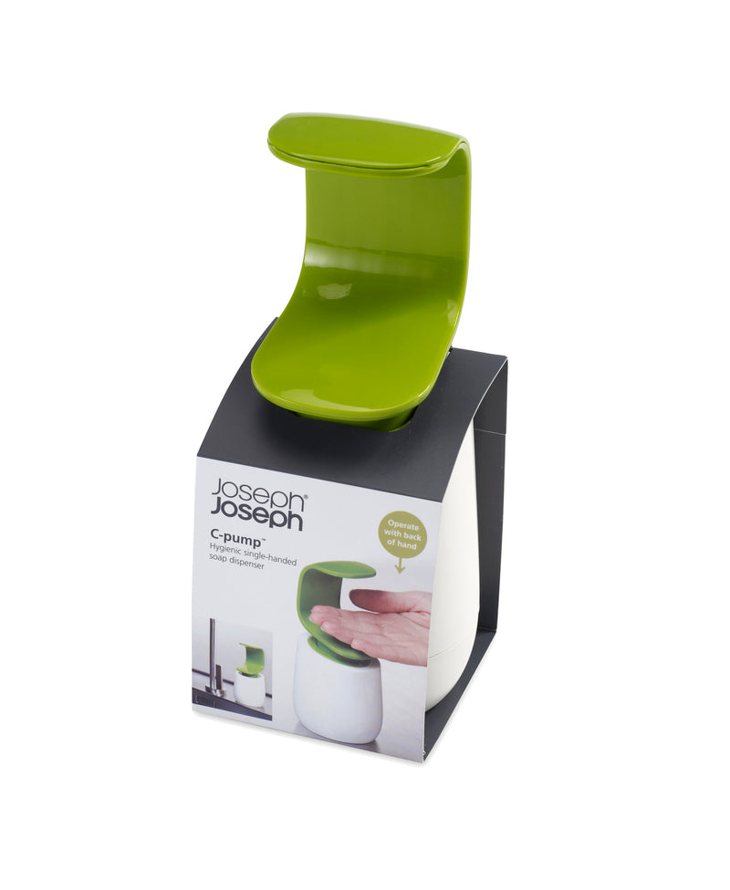C-Pump Soap Dispenser - White/Green