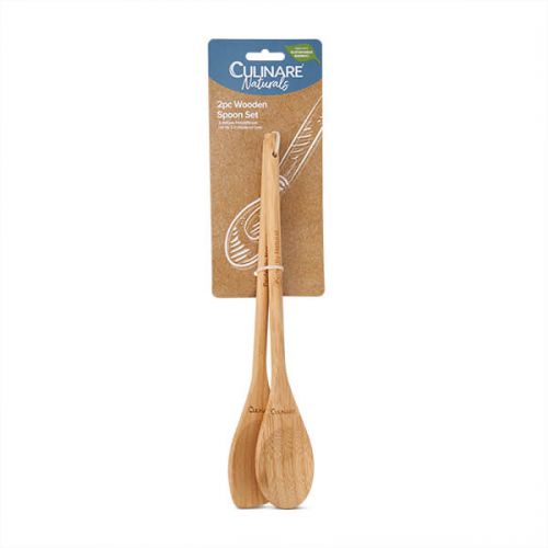 Naturals Wooden Spoon 2 Piece Set
