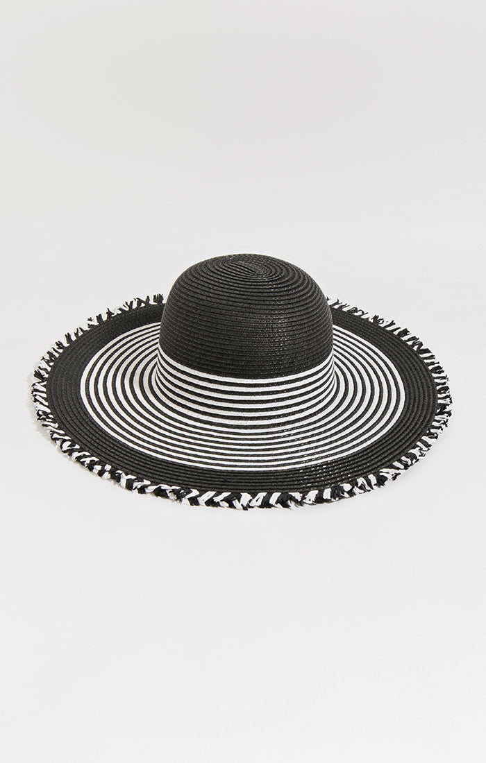 Cabana Hat - Black/white