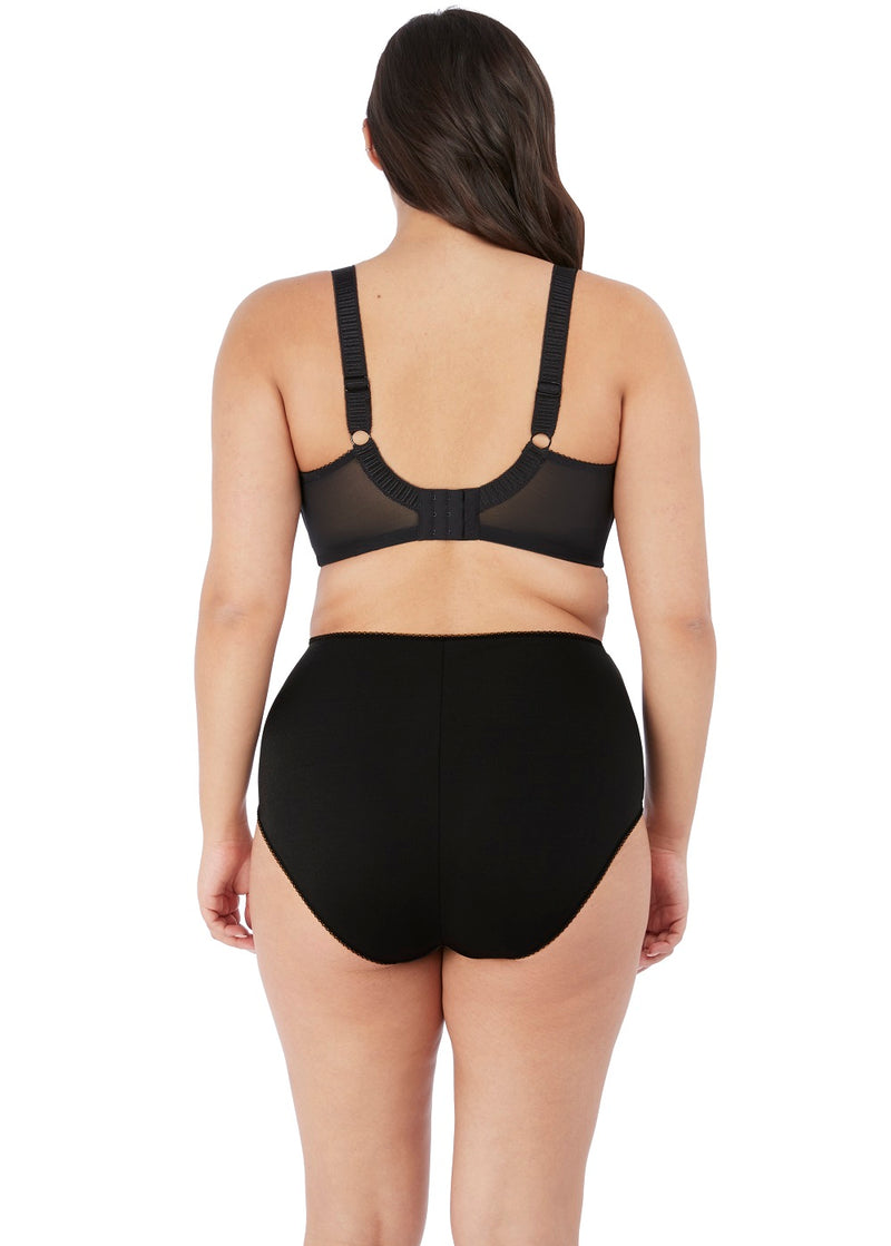 Cate Under-Wired Banded Bra - Black