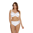 Cate Under-Wired Banded Bra - White