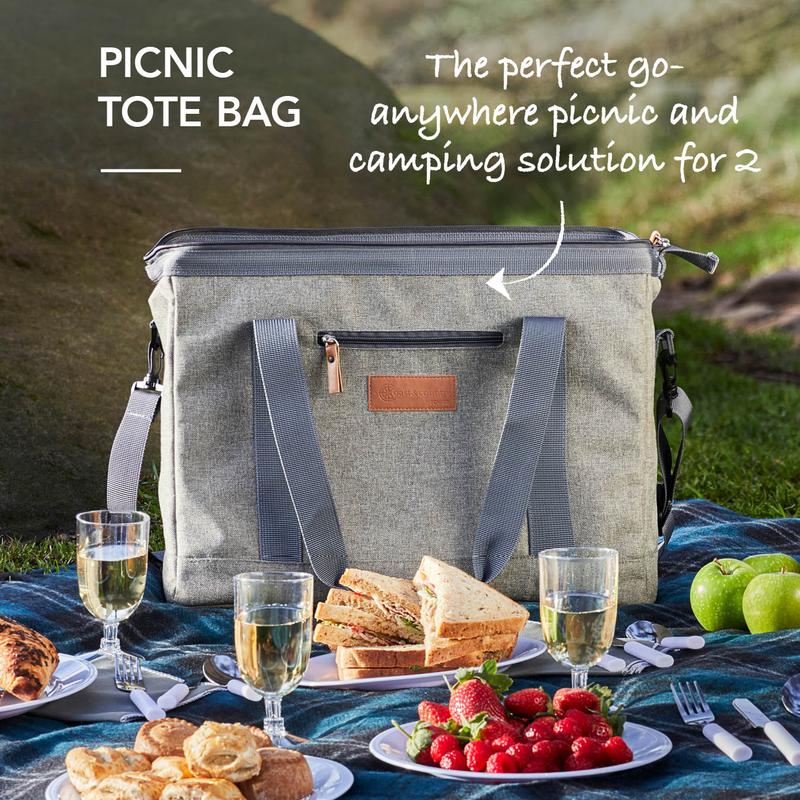 Heritage Picnic Tote Bag Green