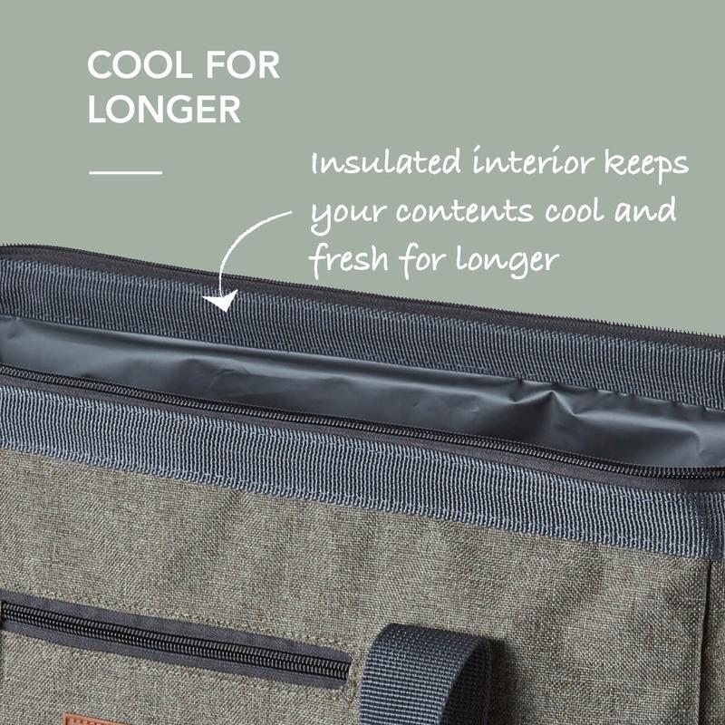 Heritage Picnic Tote Bag Green