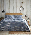 Chevron Duvet Cover Set - Blue