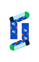 Crocodile Sock - Blue/navy