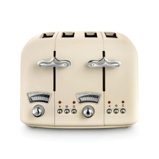 Argento Flora 4-Slice Toaster - Beige