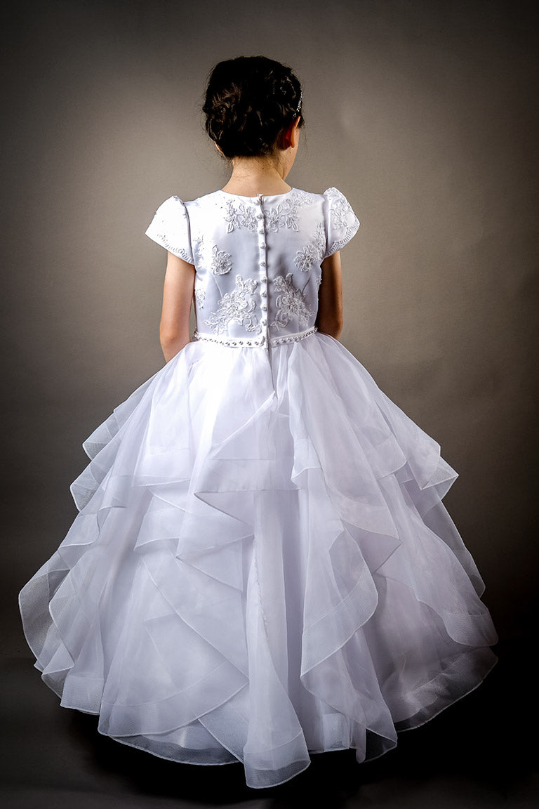 Esther Communion Dress - White