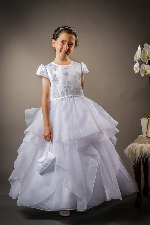 Esther Communion Dress - White