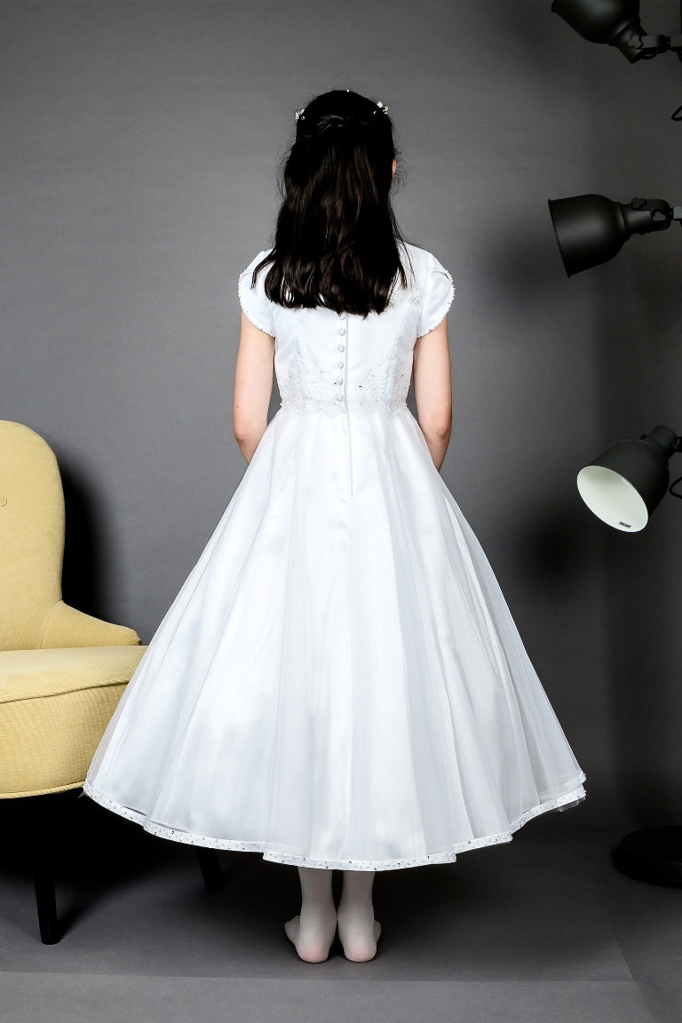 Deanna Communion Dress - White