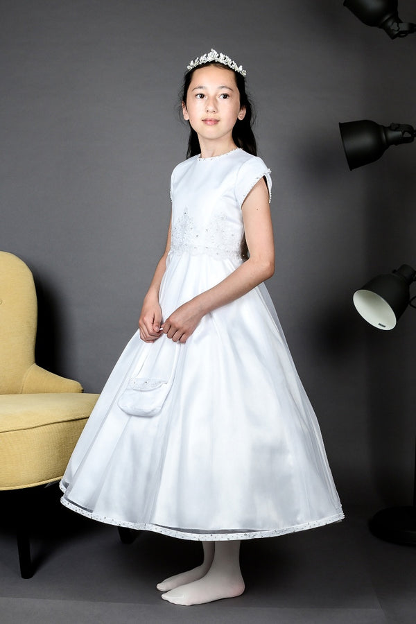 Deanna Communion Dress - White