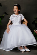 Carly Communion Dress - White