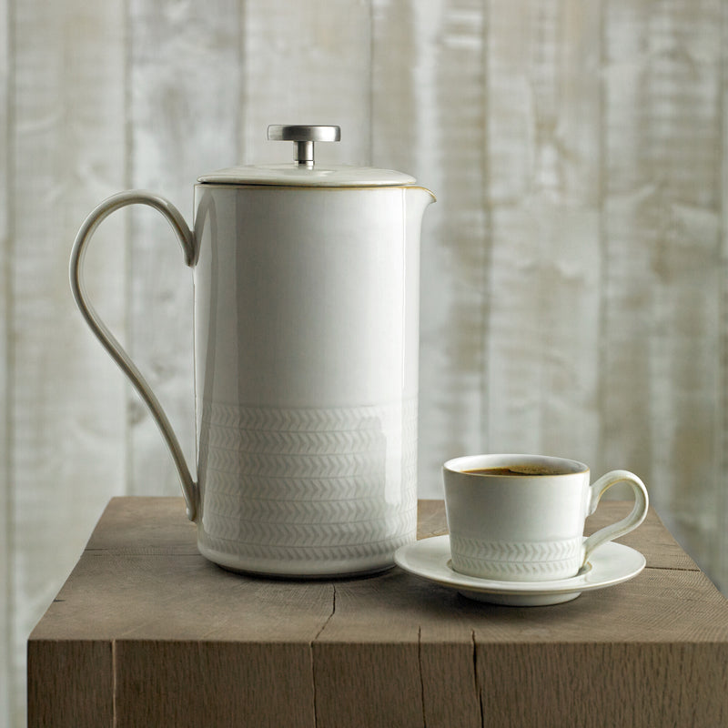 Natural Canvas Textured Espresso Mug