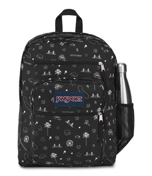 Big Student Backpack - California Icons