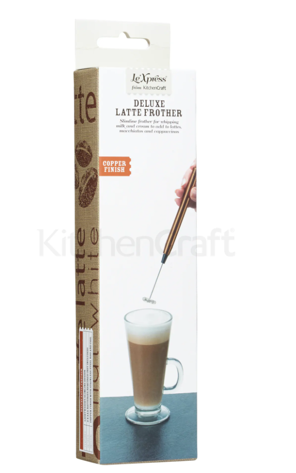 Le’Xpress Stainless Steel Drinks Frother - Copper