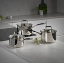 Induction 3 Piece Saucepan Set