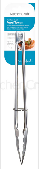 Standard Stainless Steel 40cm Food Tongs