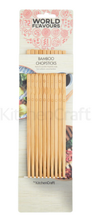 World of Flavours Oriental Bamboo Chopsticks