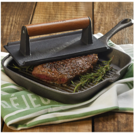 Cast Iron Grill Press