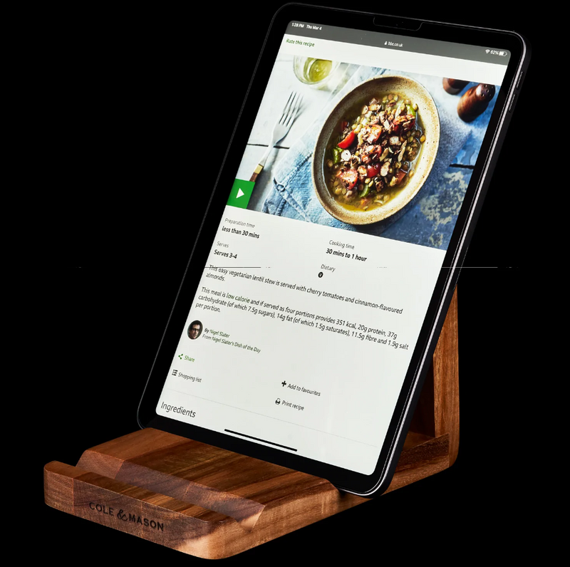 Acacia Book & Tablet Stand