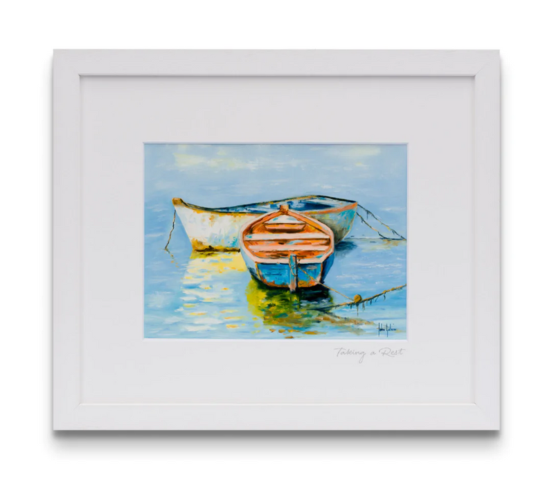 John Galvin Framed Print - Taking A Rest