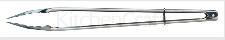 Standard Stainless Steel 40cm Food Tongs