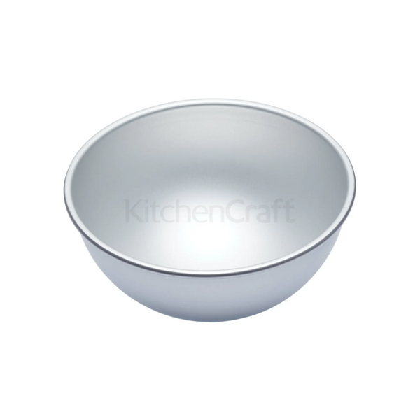 Silver Anodised 20cm Hemisphere Cake Pan