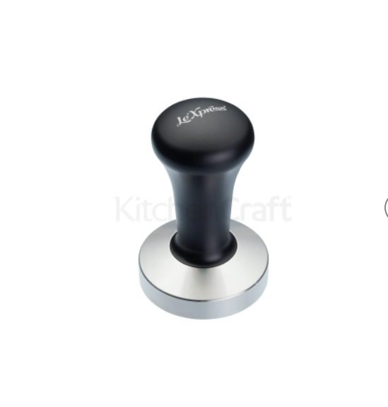 Le’Xpress Stainless Steel Espresso Coffee Tamper - Black